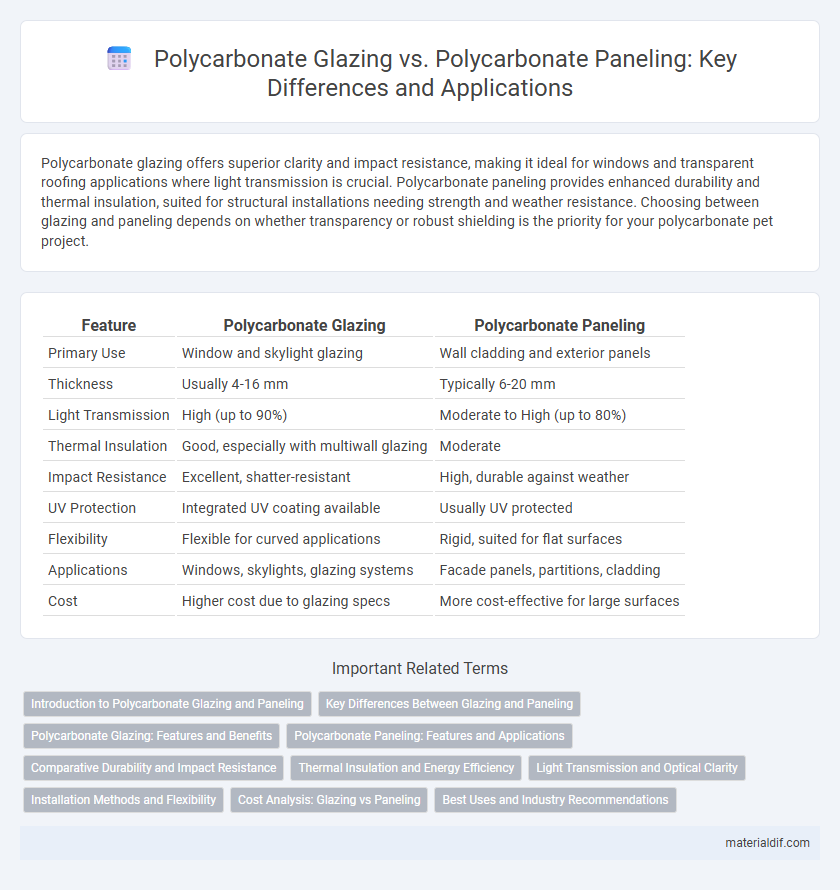 Polycarbonate Glazing vs. Polycarbonate Paneling: Key Differences and Applications