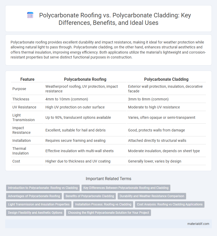 Polycarbonate Roofing vs. Polycarbonate Cladding: Key Differences, Benefits, and Ideal Uses