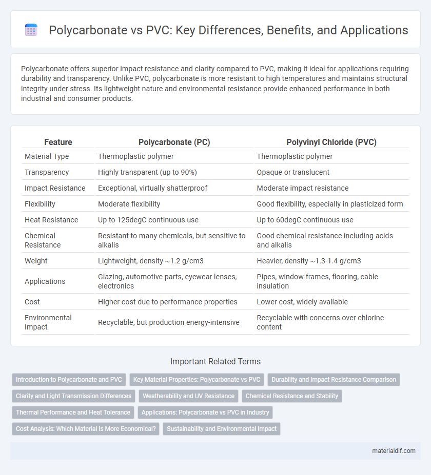 Polycarbonate vs PVC: Key Differences, Benefits, and Applications