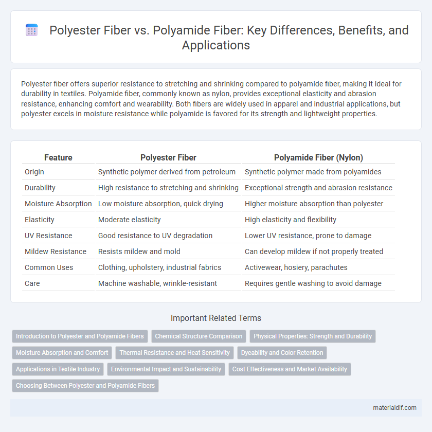 Polyester Fiber vs. Polyamide Fiber: Key Differences, Benefits, and Applications