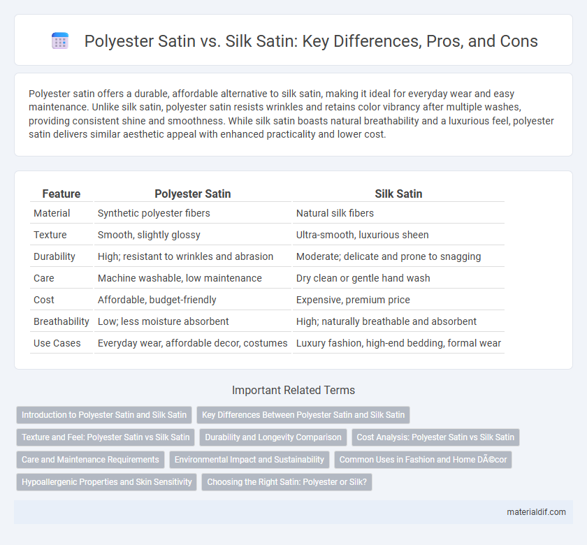 Polyester Satin vs. Silk Satin: Key Differences, Pros, and Cons