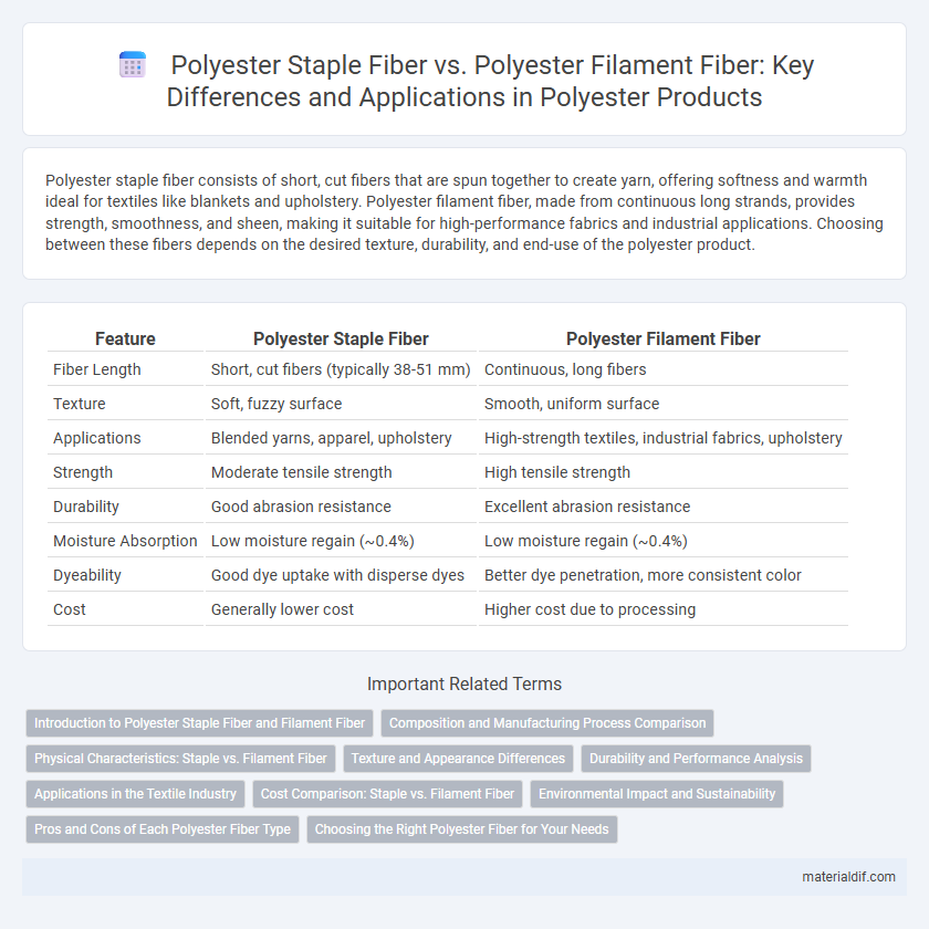 Polyester Staple Fiber vs. Polyester Filament Fiber: Key Differences and Applications in Polyester Products