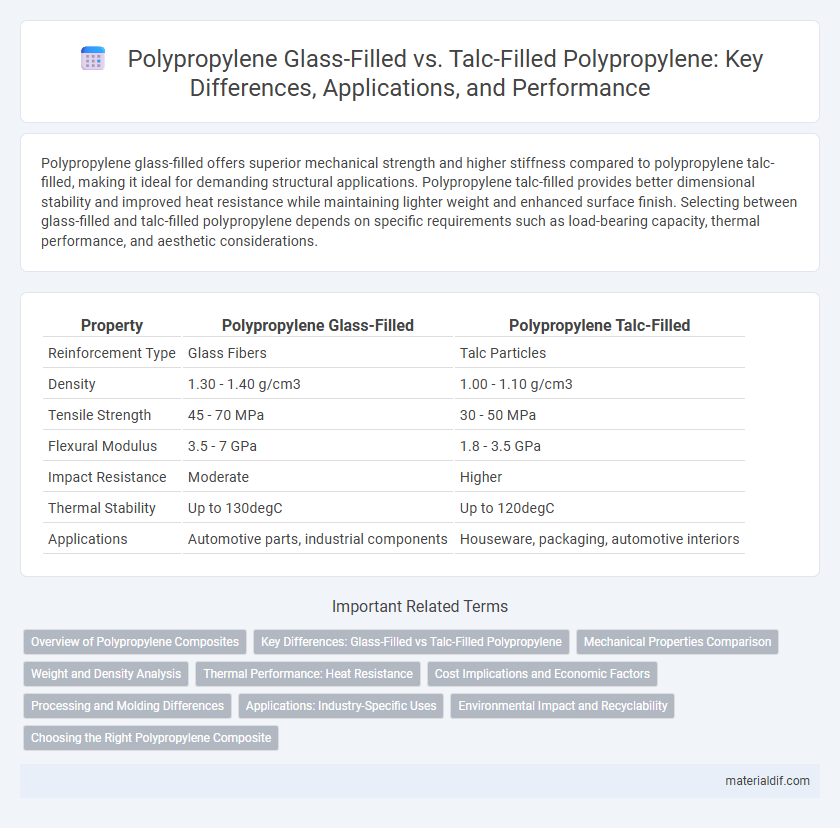 Polypropylene Glass-Filled vs. Talc-Filled Polypropylene: Key Differences, Applications, and Performance