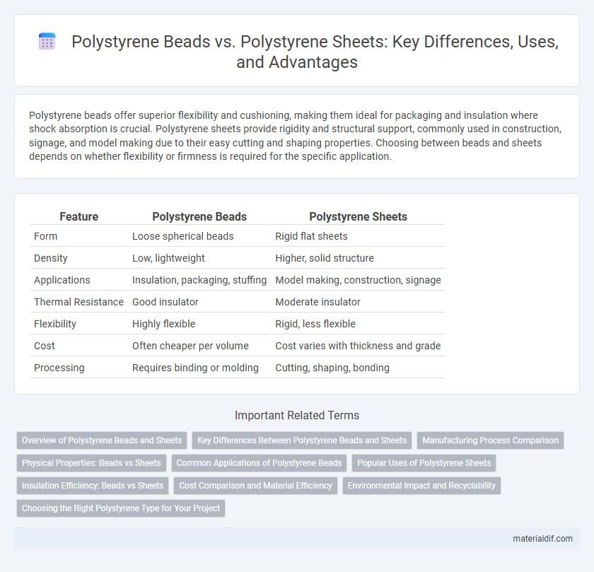 Polystyrene Beads vs. Polystyrene Sheets: Key Differences, Uses, and Advantages