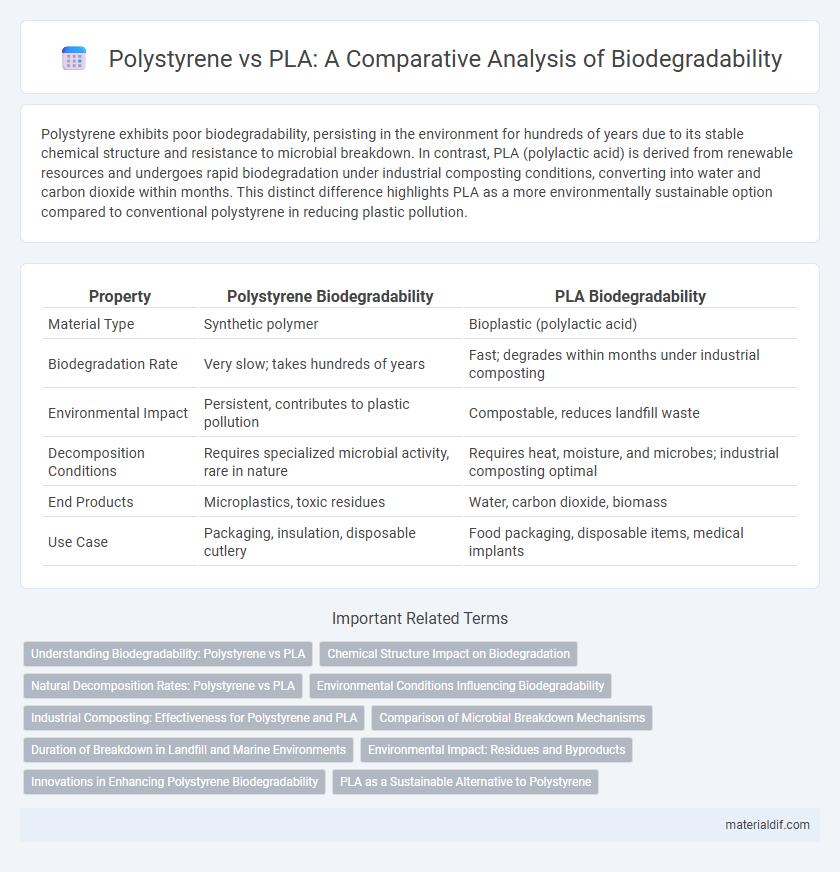 Polystyrene vs PLA: A Comparative Analysis of Biodegradability
