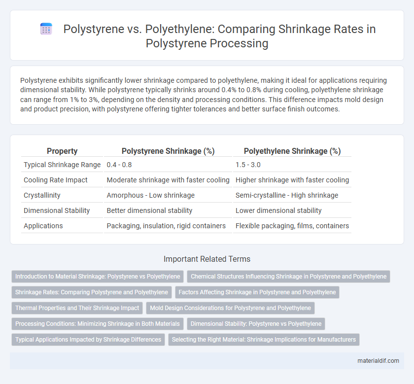 Polystyrene vs. Polyethylene: Comparing Shrinkage Rates in Polystyrene Processing