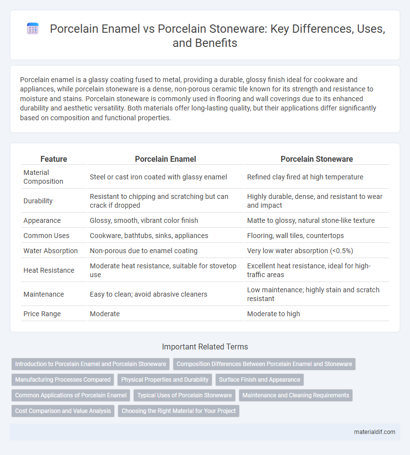 Porcelain Enamel vs Porcelain Stoneware: Key Differences, Uses, and Benefits