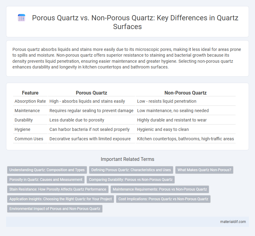 Porous Quartz vs. Non-Porous Quartz: Key Differences in Quartz Surfaces