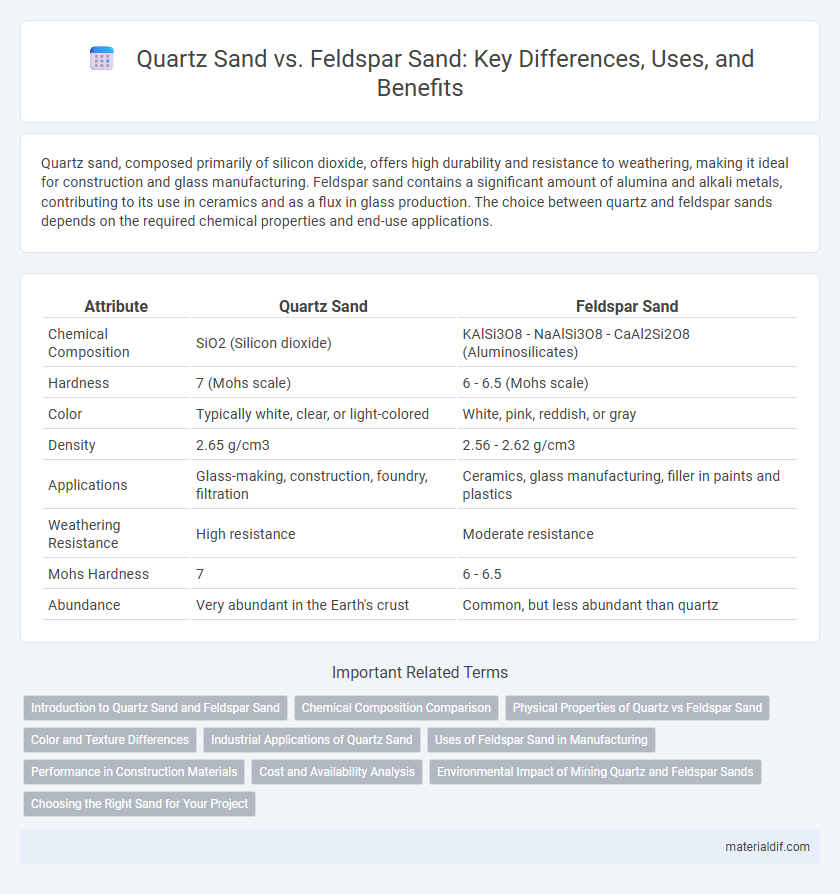 Quartz Sand vs. Feldspar Sand: Key Differences, Uses, and Benefits
