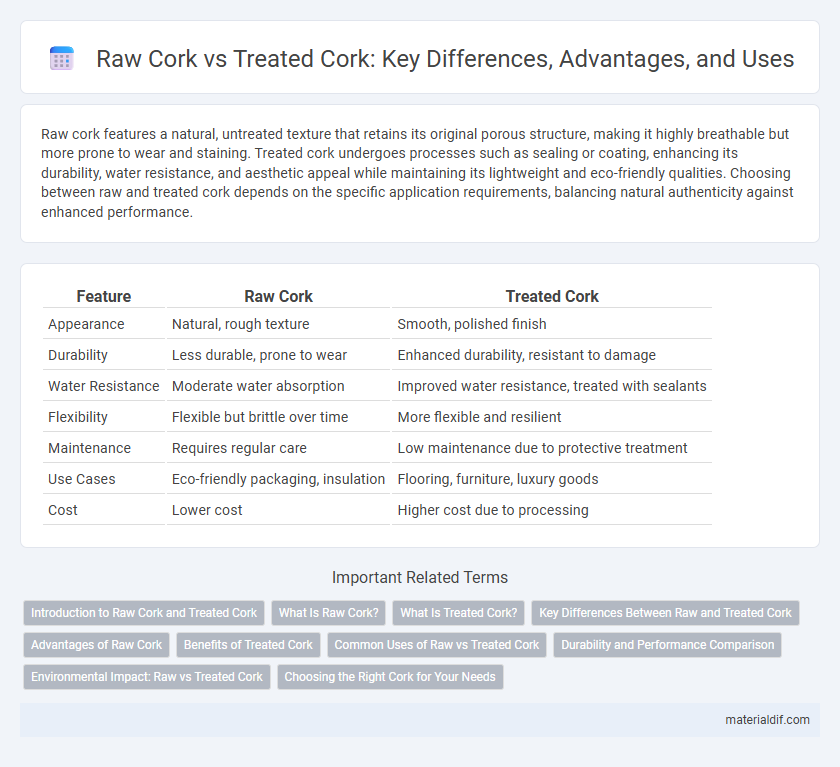 Raw Cork vs Treated Cork: Key Differences, Advantages, and Uses