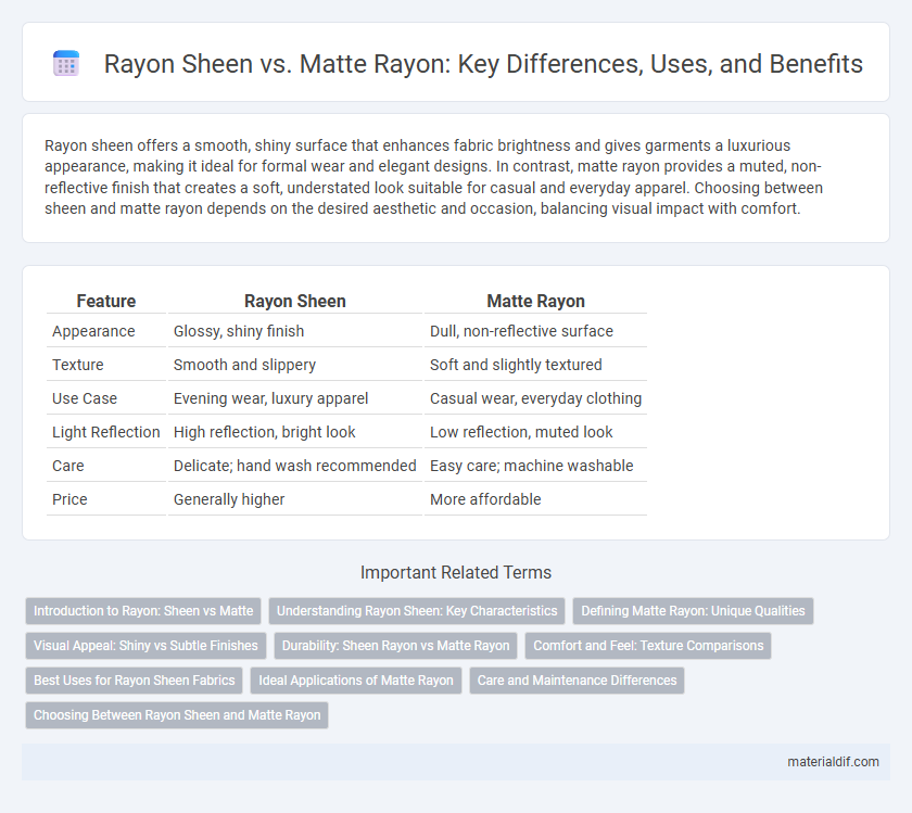Rayon Sheen vs. Matte Rayon: Key Differences, Uses, and Benefits