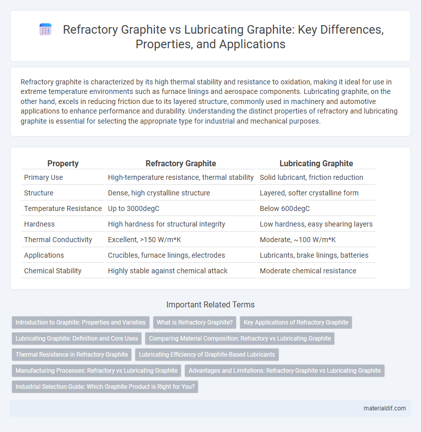Refractory Graphite vs Lubricating Graphite: Key Differences, Properties, and Applications