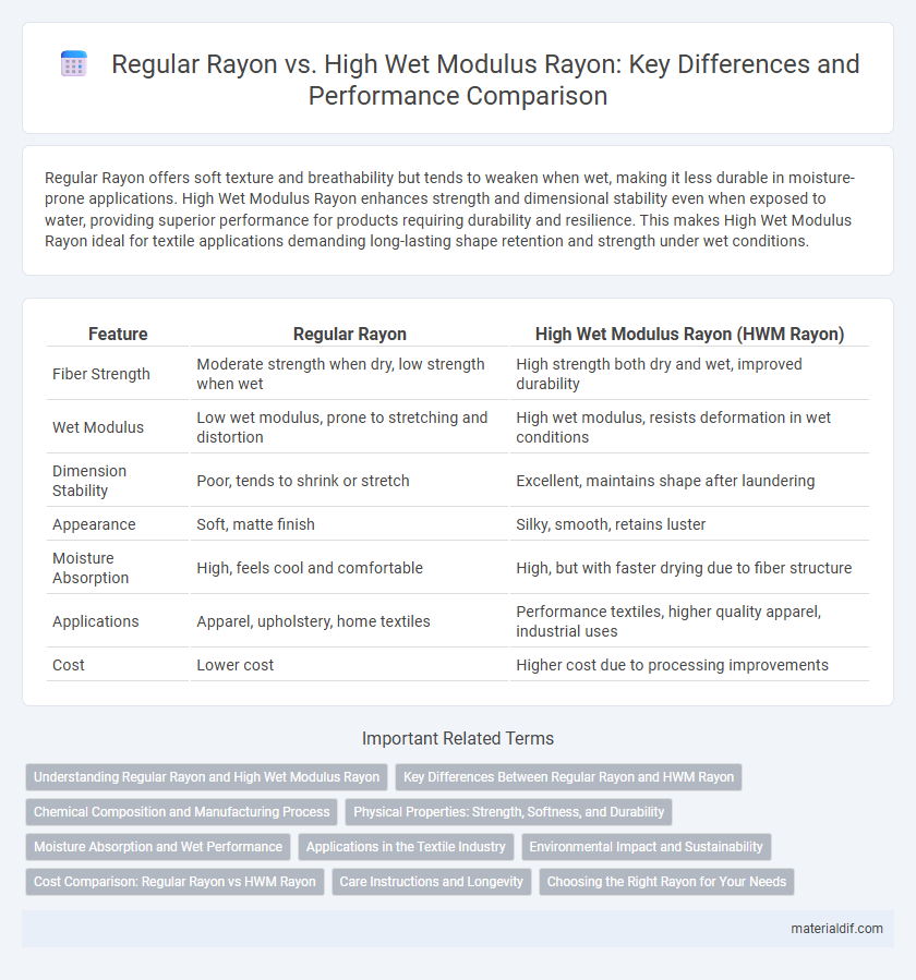 Regular Rayon vs. High Wet Modulus Rayon: Key Differences and Performance Comparison