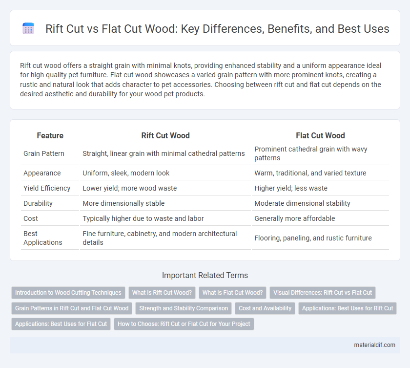 Rift Cut vs Flat Cut Wood: Key Differences, Benefits, and Best Uses