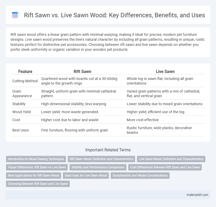 Rift Sawn vs. Live Sawn Wood: Key Differences, Benefits, and Uses