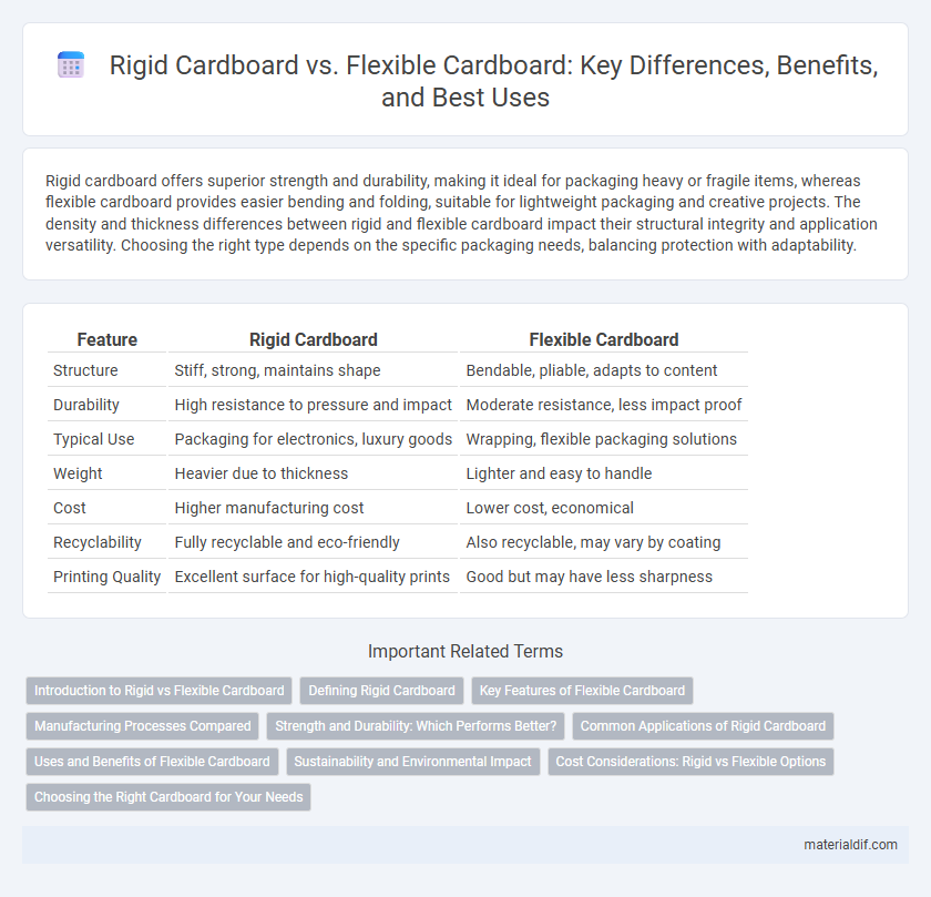 Rigid Cardboard vs. Flexible Cardboard: Key Differences, Benefits, and Best Uses