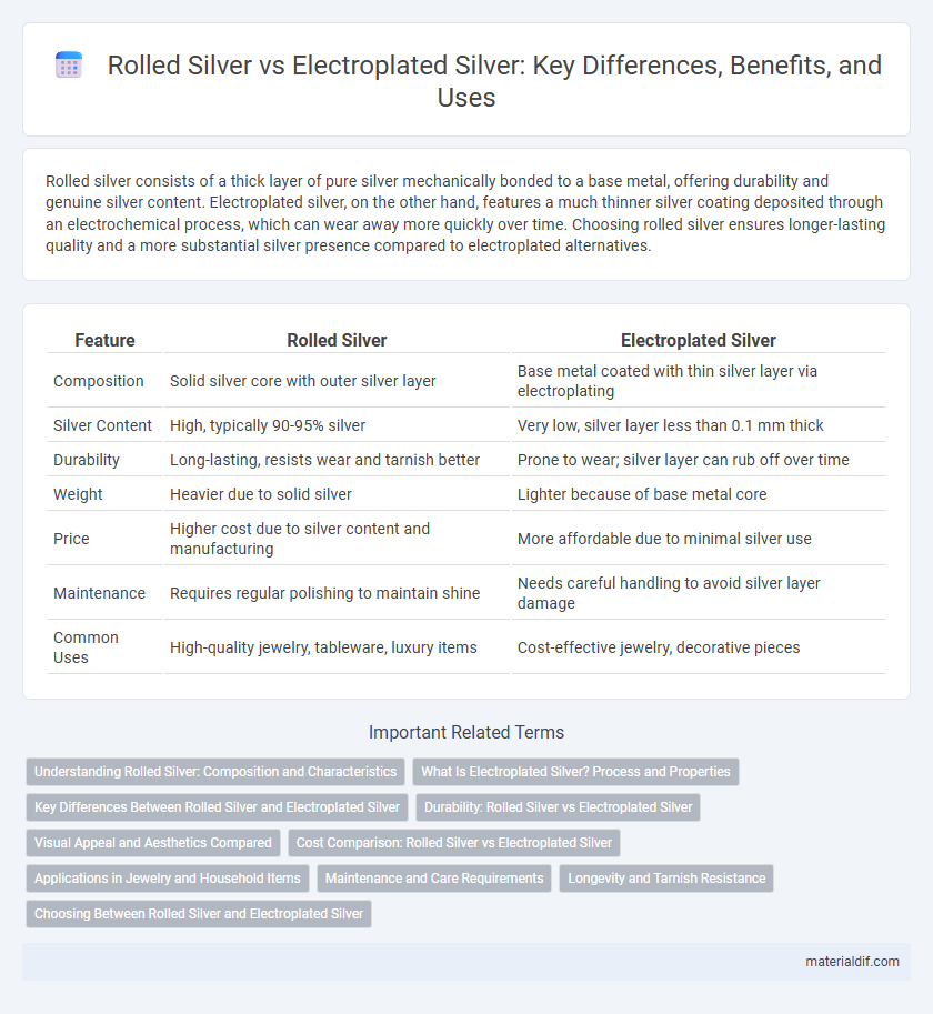 Rolled Silver vs Electroplated Silver: Key Differences, Benefits, and Uses