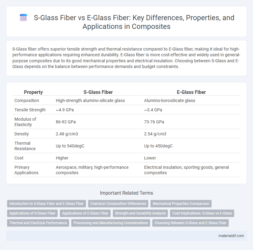 S-Glass Fiber vs E-Glass Fiber: Key Differences, Properties, and Applications in Composites