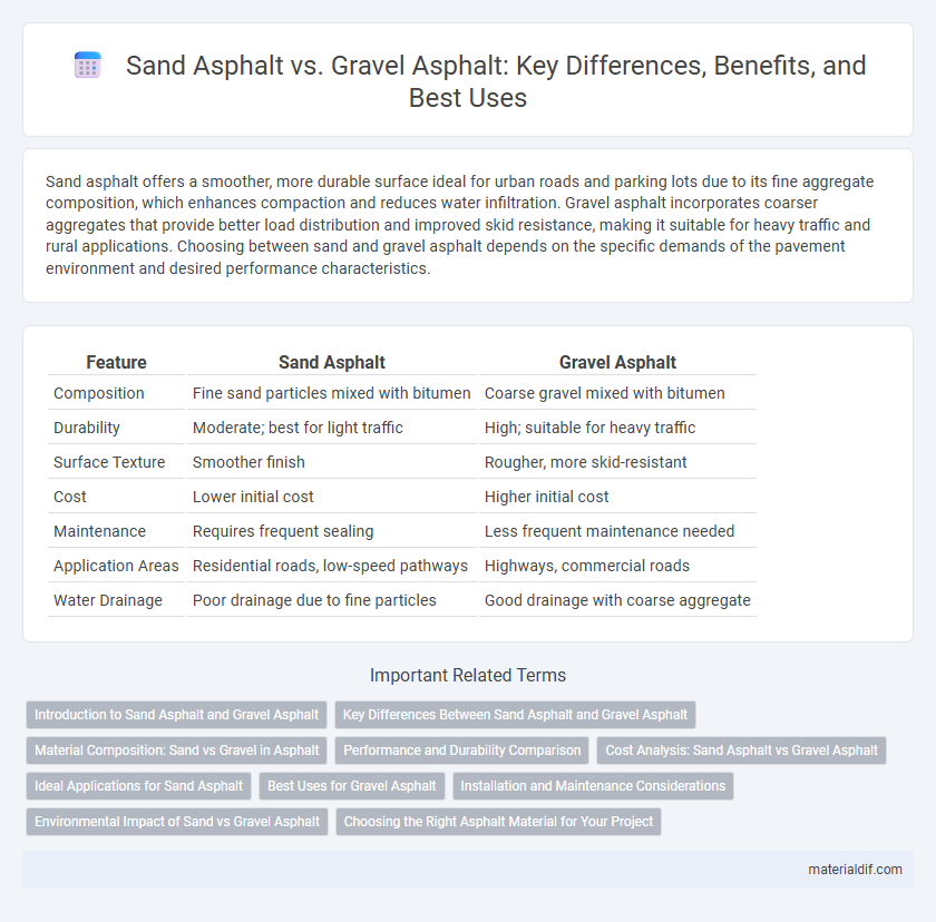 Sand Asphalt vs. Gravel Asphalt: Key Differences, Benefits, and Best Uses