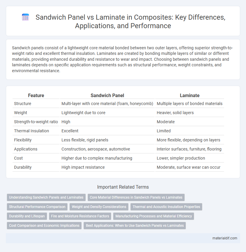 Sandwich Panel vs Laminate in Composites: Key Differences, Applications, and Performance