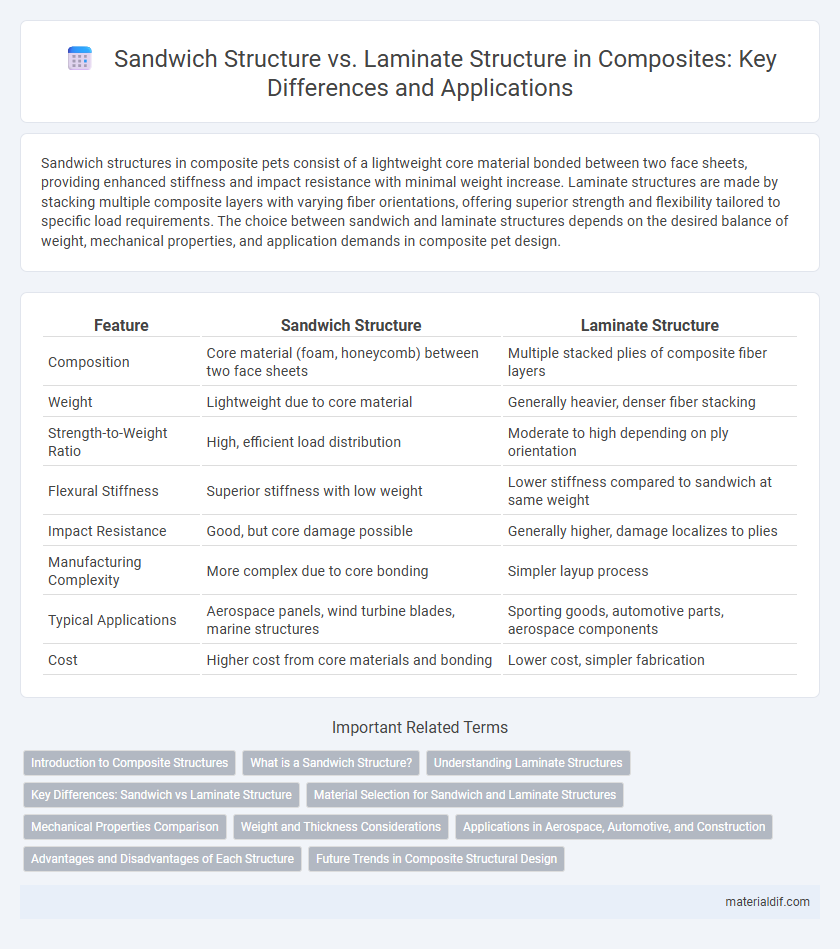 Sandwich Structure vs. Laminate Structure in Composites: Key Differences and Applications