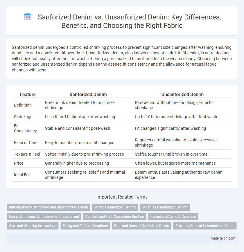 Sanforized Denim vs. Unsanforized Denim: Key Differences, Benefits, and Choosing the Right Fabric