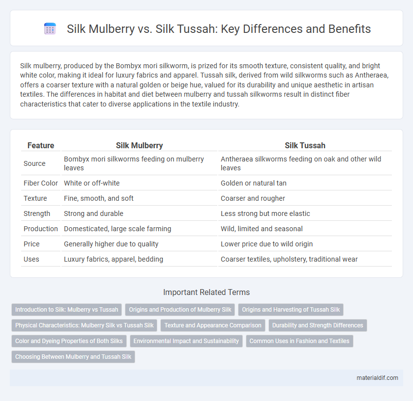 Silk Mulberry vs. Silk Tussah: Key Differences and Benefits
