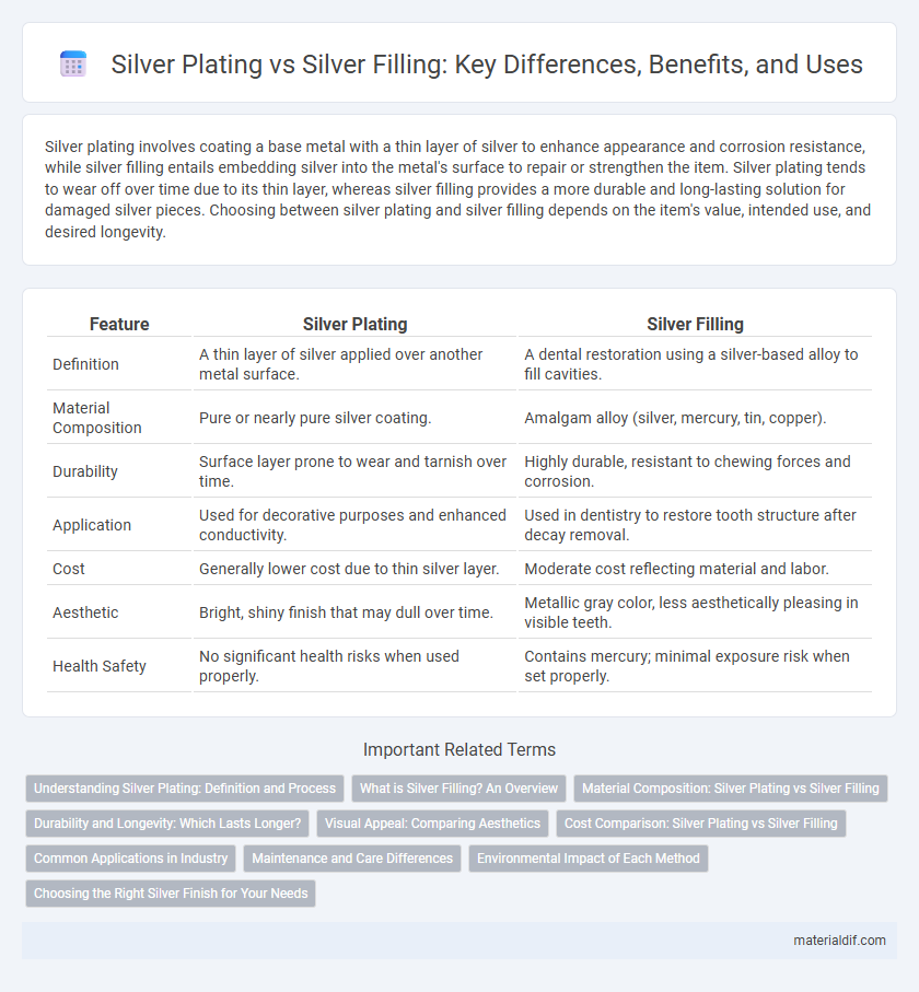 Silver Plating vs Silver Filling: Key Differences, Benefits, and Uses