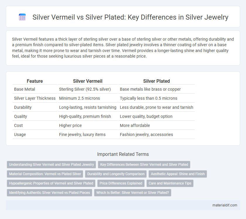 Silver Vermeil vs Silver Plated: Key Differences in Silver Jewelry