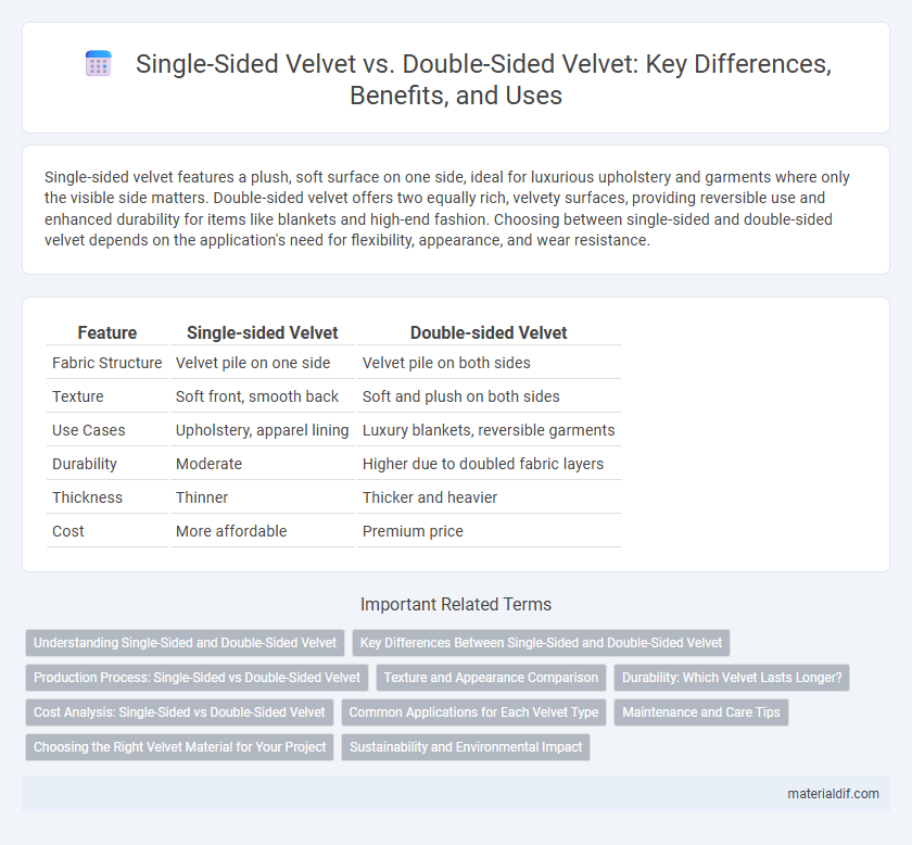 Single-Sided Velvet vs. Double-Sided Velvet: Key Differences, Benefits, and Uses