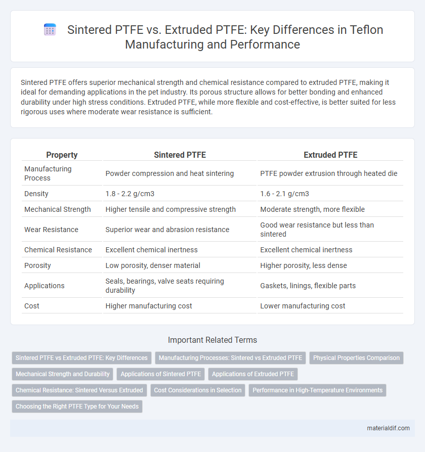 Sintered PTFE vs. Extruded PTFE: Key Differences in Teflon Manufacturing and Performance