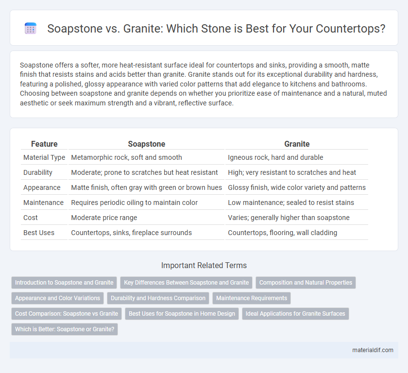 Soapstone vs. Granite: Which Stone is Best for Your Countertops?