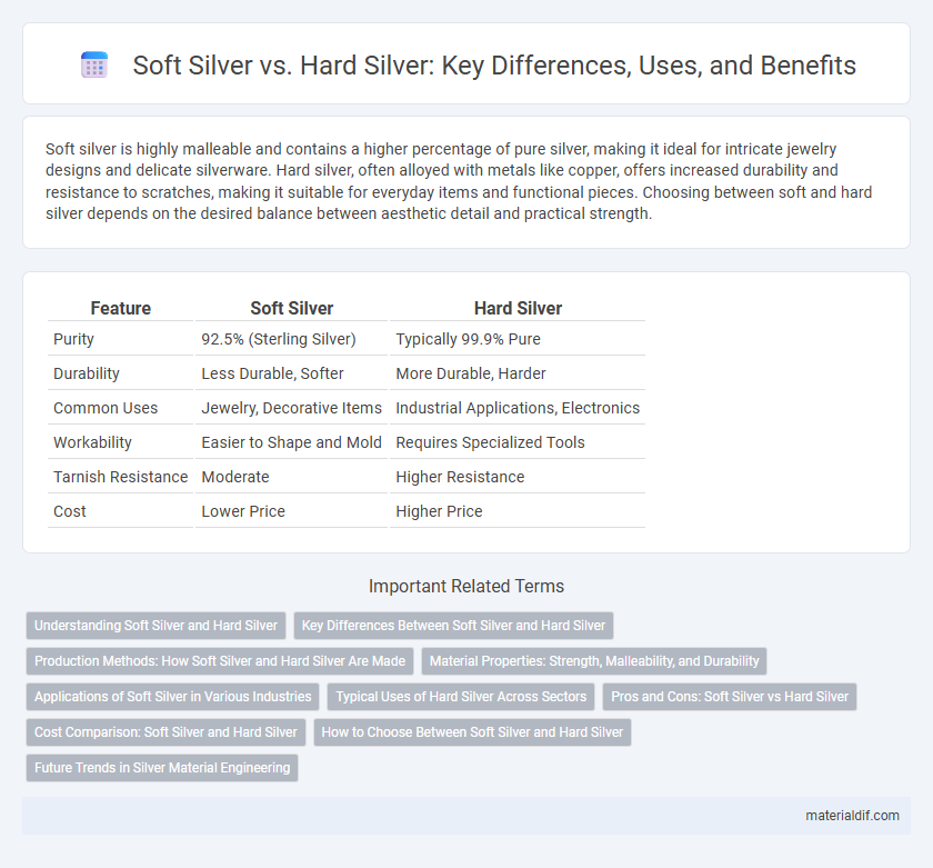 Soft Silver vs. Hard Silver: Key Differences, Uses, and Benefits