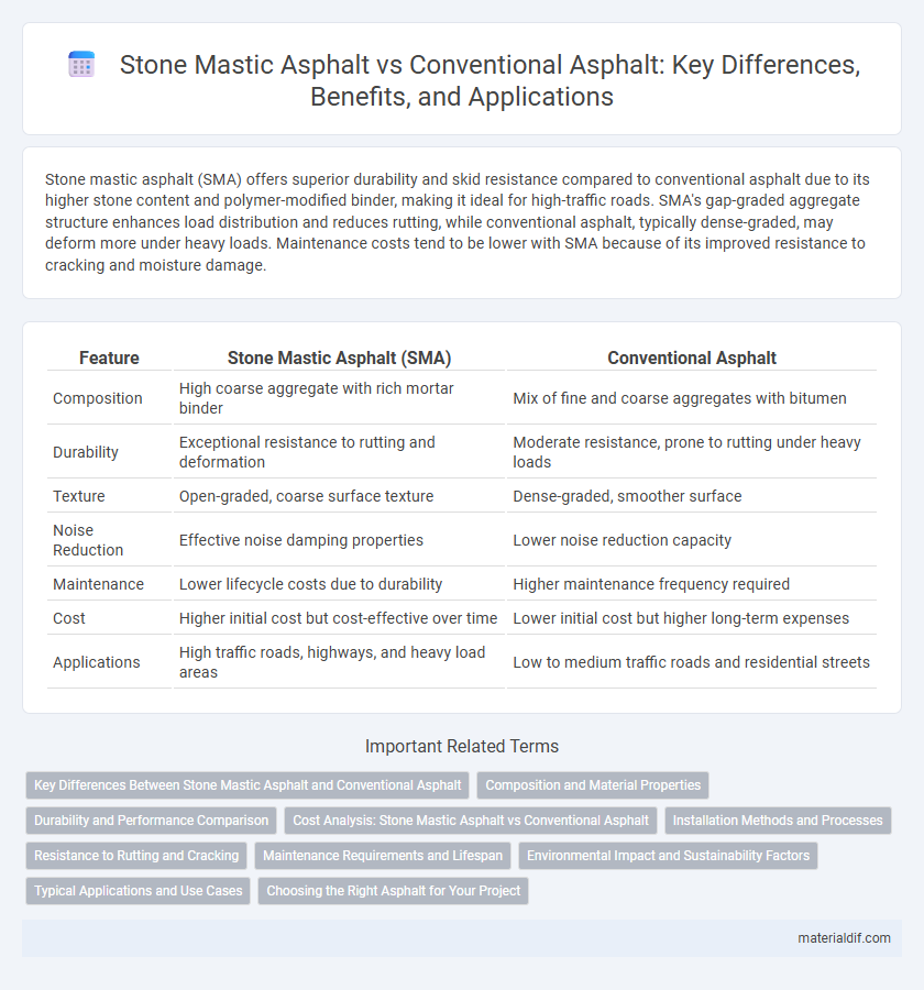 Stone Mastic Asphalt vs Conventional Asphalt: Key Differences, Benefits, and Applications