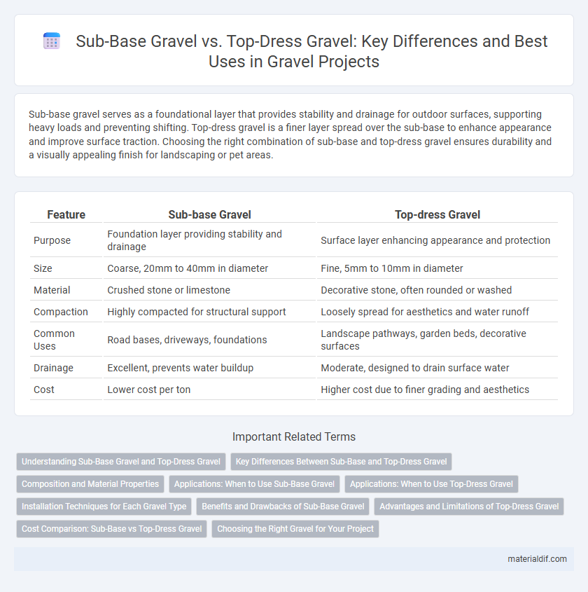 Sub-Base Gravel vs. Top-Dress Gravel: Key Differences and Best Uses in Gravel Projects
