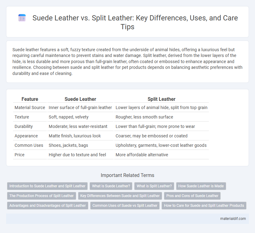 Suede Leather vs. Split Leather: Key Differences, Uses, and Care Tips