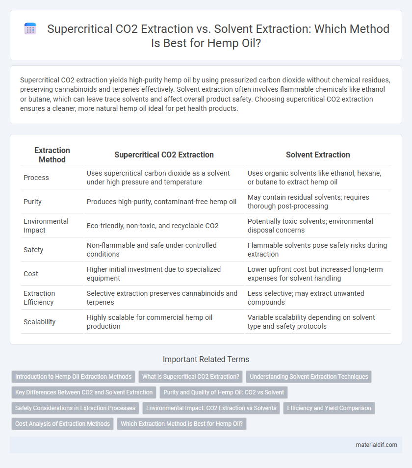 Supercritical CO2 Extraction vs. Solvent Extraction: Which Method Is Best for Hemp Oil?