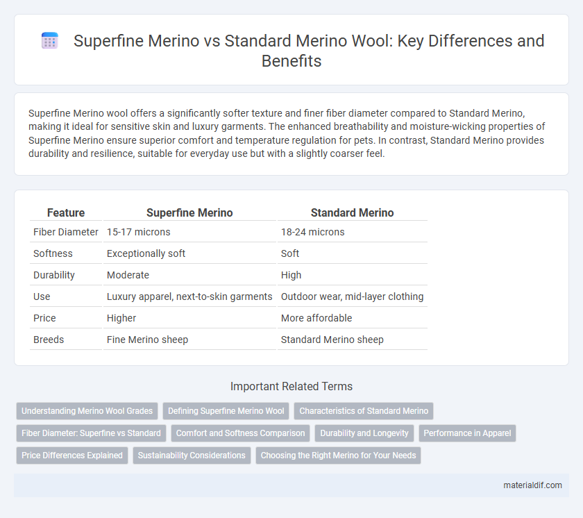 Superfine Merino vs Standard Merino Wool: Key Differences and Benefits