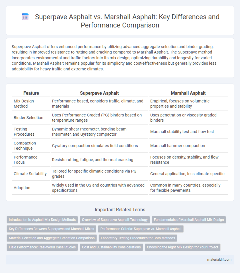 Superpave Asphalt vs. Marshall Asphalt: Key Differences and Performance Comparison