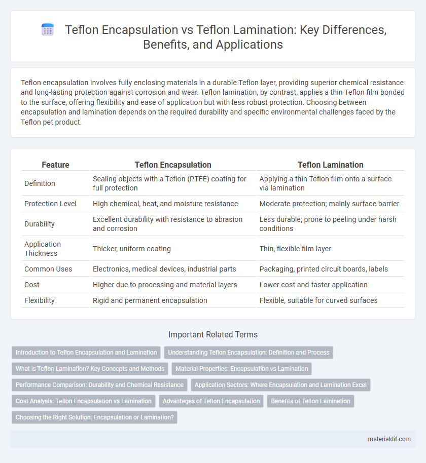 Teflon Encapsulation vs Teflon Lamination: Key Differences, Benefits, and Applications