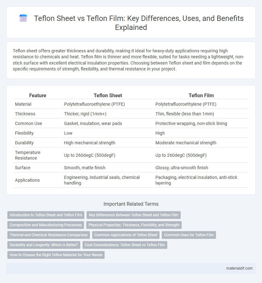 Teflon Sheet vs Teflon Film: Key Differences, Uses, and Benefits Explained
