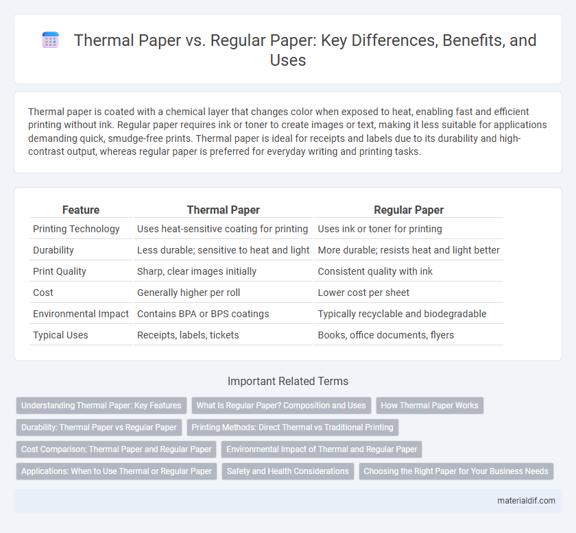 Thermal Paper vs. Regular Paper: Key Differences, Benefits, and Uses