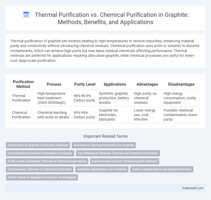Thermal Purification vs. Chemical Purification in Graphite: Methods, Benefits, and Applications