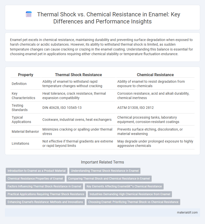 Thermal Shock vs. Chemical Resistance in Enamel: Key Differences and Performance Insights