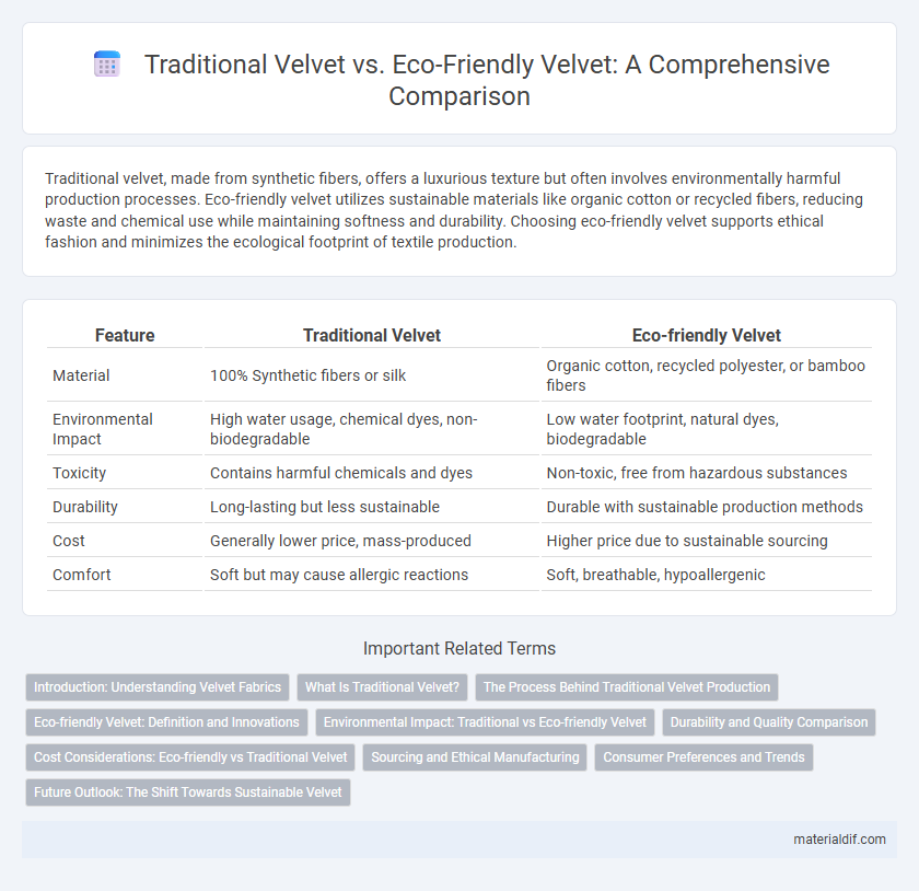 Traditional Velvet vs. Eco-Friendly Velvet: A Comprehensive Comparison
