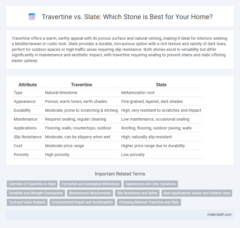 Travertine vs. Slate: Which Stone is Best for Your Home?