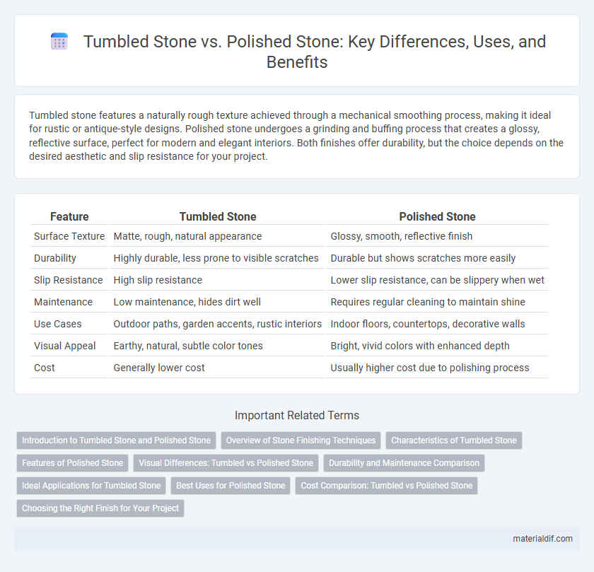Tumbled Stone vs. Polished Stone: Key Differences, Uses, and Benefits