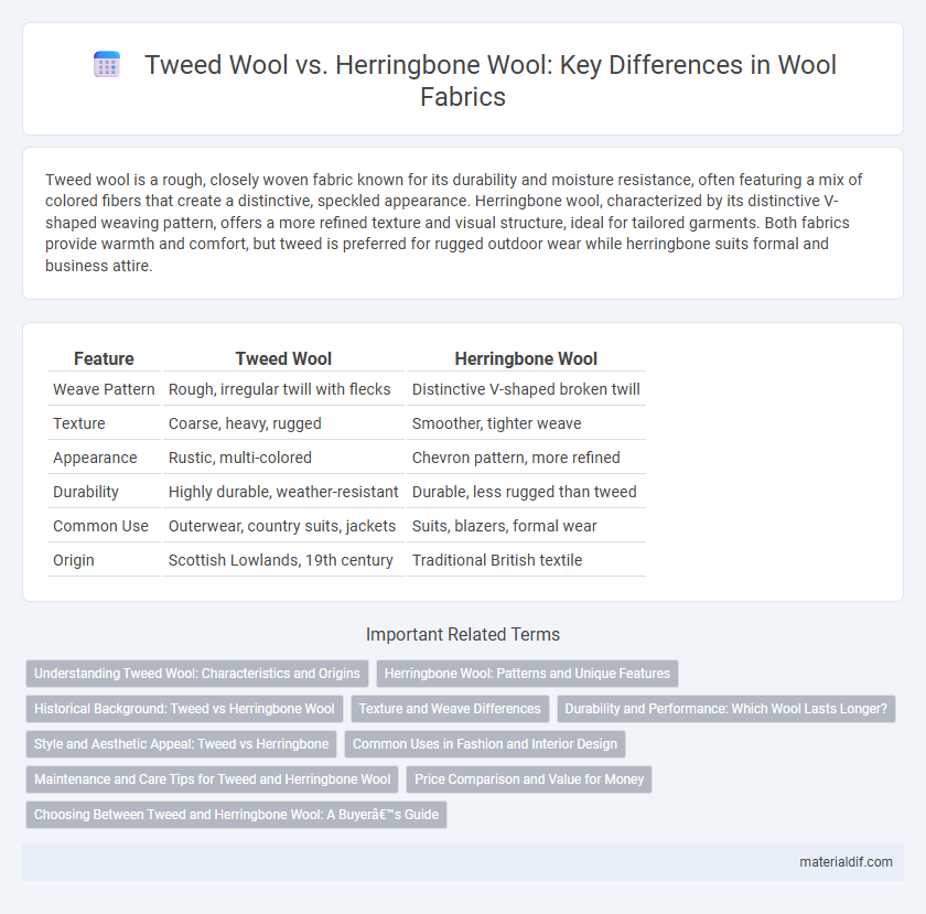 Tweed Wool vs. Herringbone Wool: Key Differences in Wool Fabrics