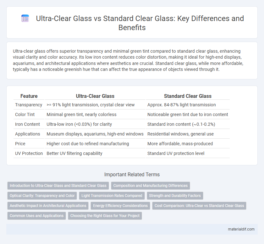 Ultra-Clear Glass vs Standard Clear Glass: Key Differences and Benefits