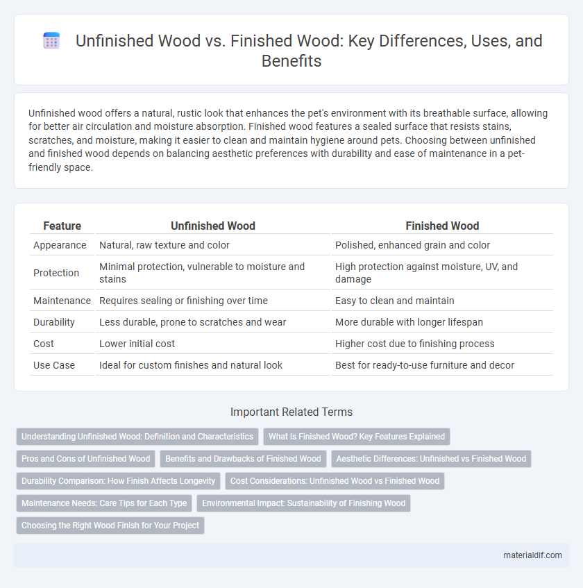 Unfinished Wood vs. Finished Wood: Key Differences, Uses, and Benefits